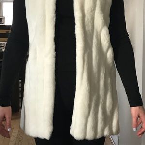 White Fur Vest